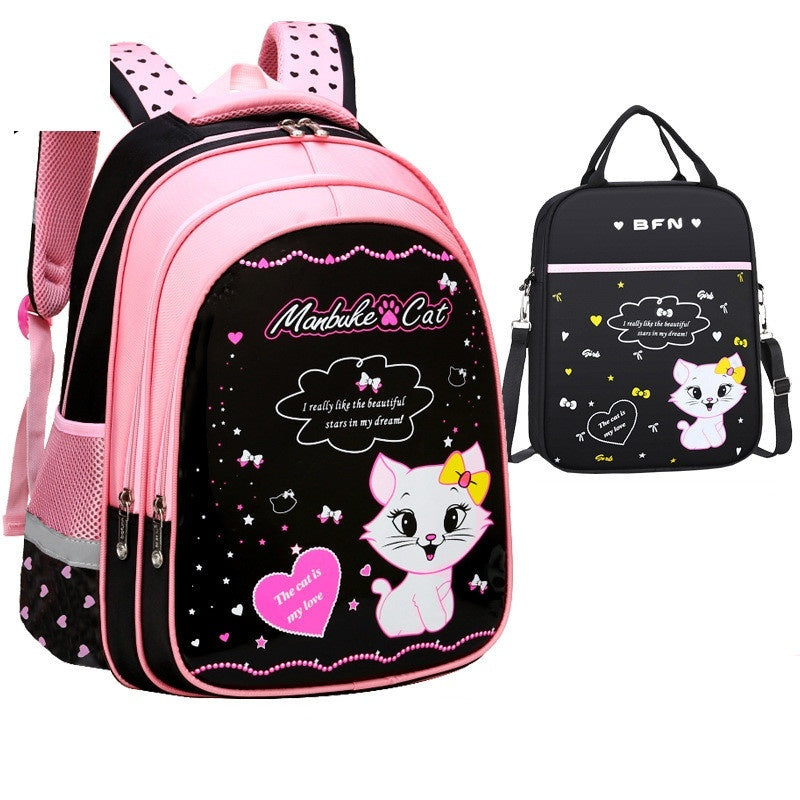 Cute Cat Print Backpack