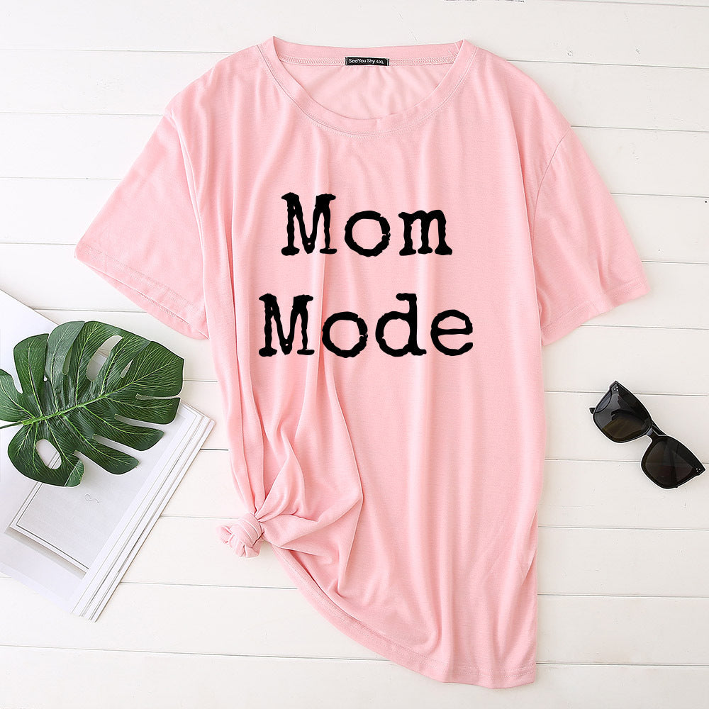 Short Sleeve Mom Mode Top
