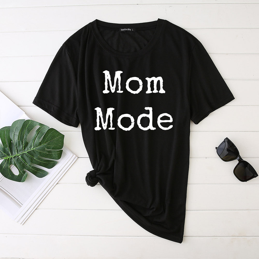 Short Sleeve Mom Mode Top