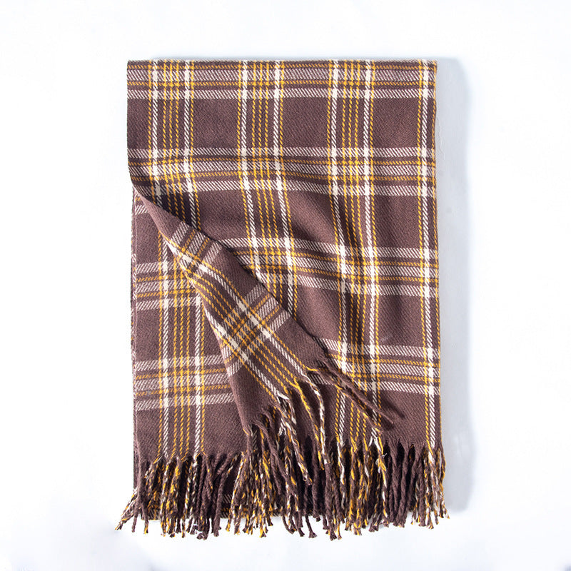 Line Printed Cashmere Scarves