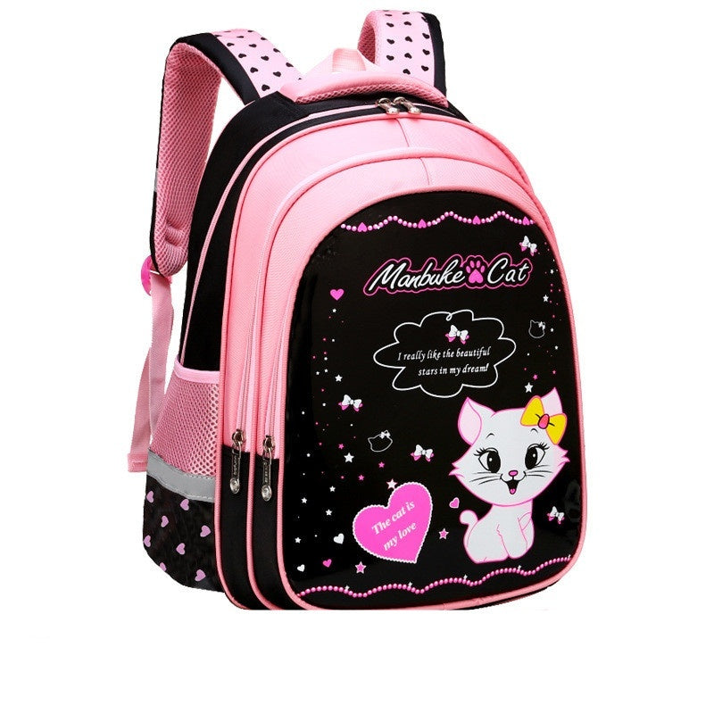 Cute Cat Print Backpack
