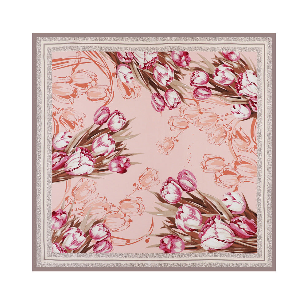 Flower Elegant Silk Scarves