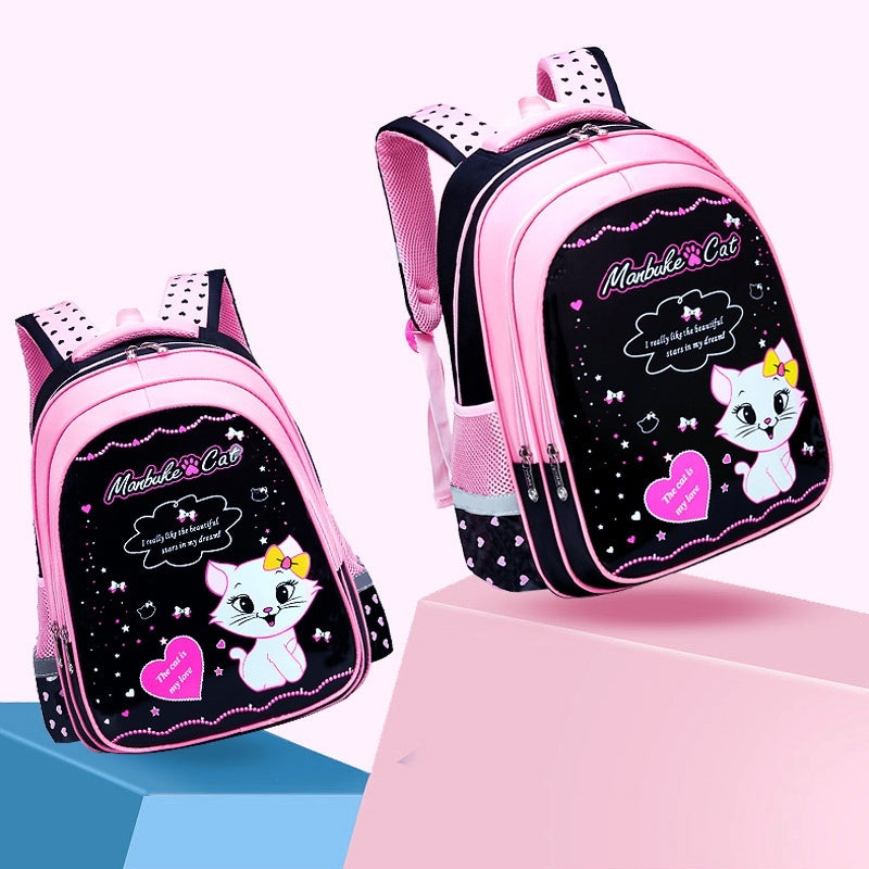 Cute Cat Print Backpack
