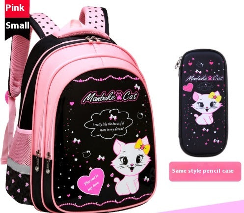 Cute Cat Print Backpack