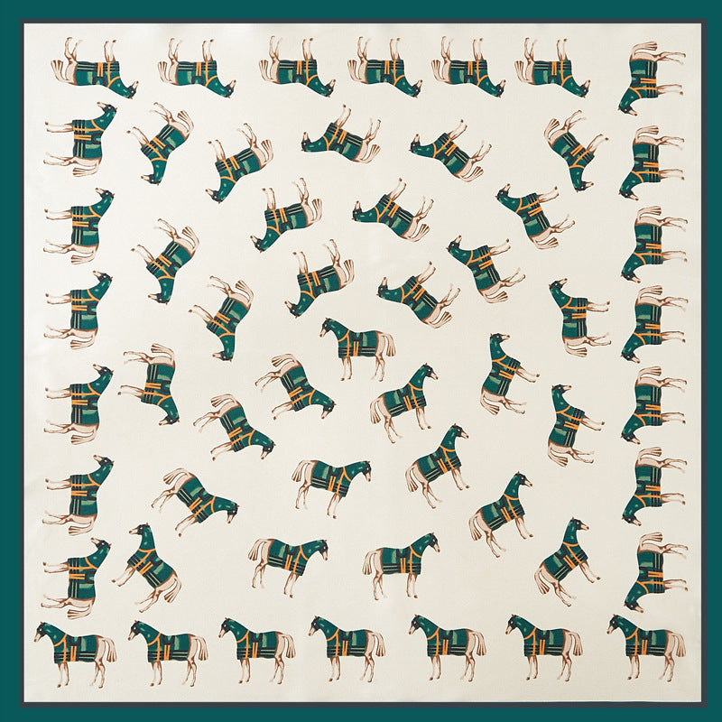 Silk Satin Printed Scarves