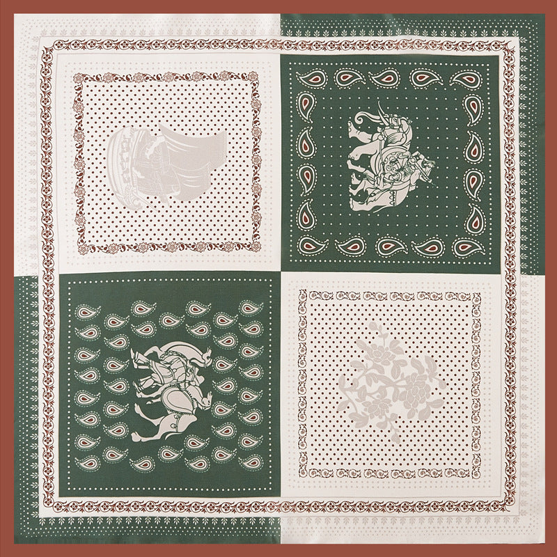 Silk Satin Printed Scarves
