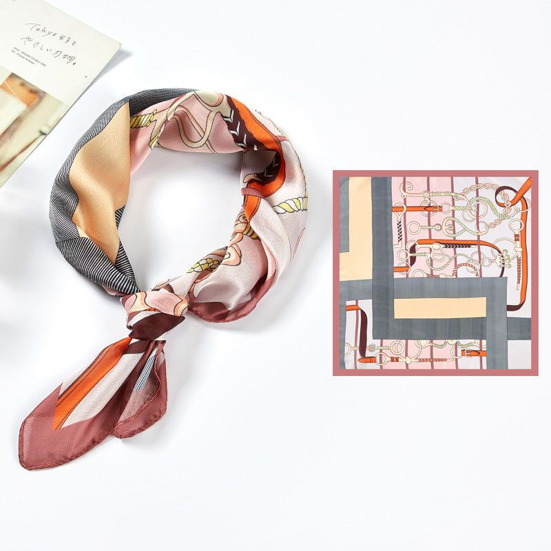 Silk Satin Printed Scarves