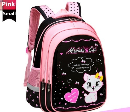 Cute Cat Print Backpack